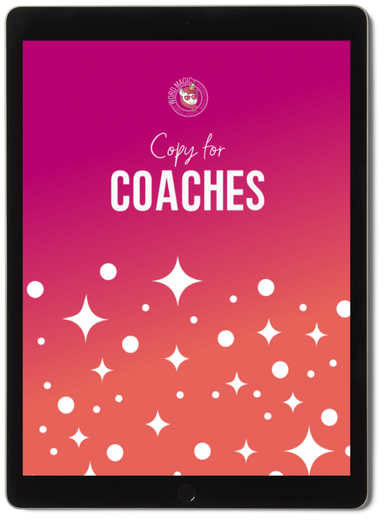 Copy for coaches